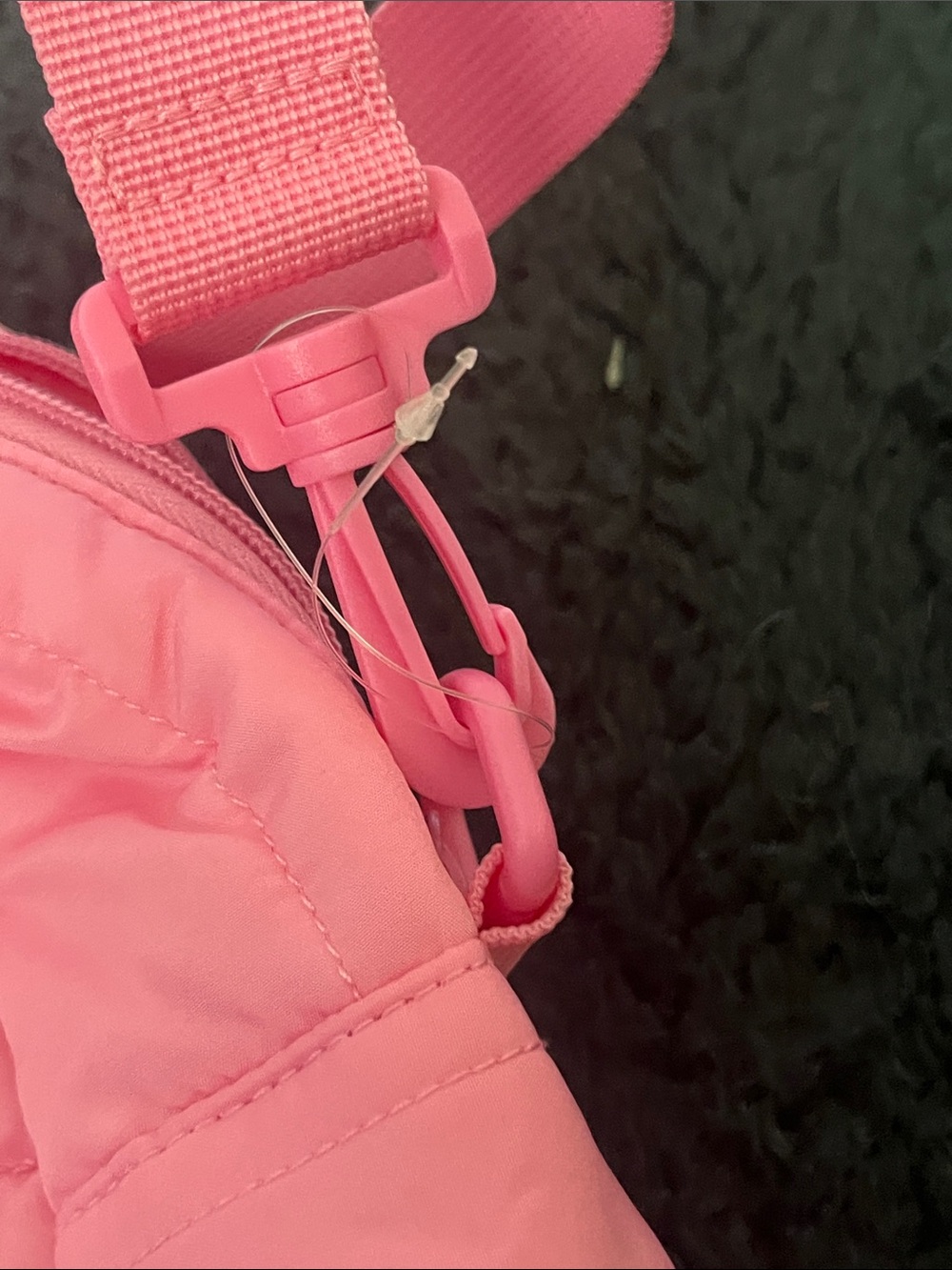 PINK Victoria's Secret Quilted Duffel Bag in Bright Pink - Picture 8 of 10